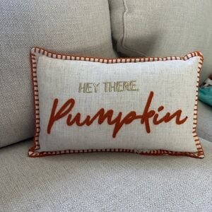 Hey There Pumpkin Holiday Pillow
